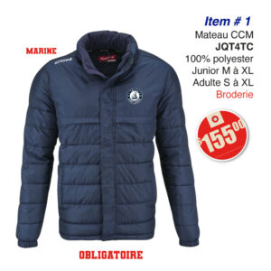 Item 01 PBV Embâcle Hockey Manteau CCM JQT4TC 2026